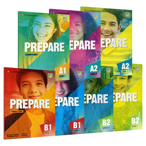 原版进口剑桥英语考试KET备考Prepare A1/A2/B1/B2级别学生课本练习册剑桥Prepare中学英语剑桥少儿英语考级_虎窝淘 