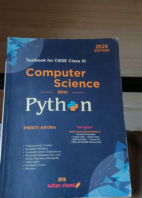 Textbooks Computer Science Python Class 11 Freeup