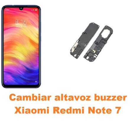 Cambiar Altavoz Buzzer Xiaomi Redmi Note Reparaci N De M Vil