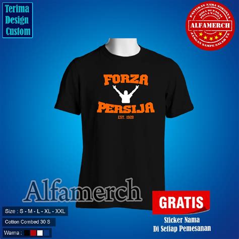 Jual KEREN Baju KAOS PERSIJA JAKARTA THE JACK Pria Distro ALFAMERCH