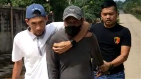 Polisi Menangkap Seorang Bandar Narkoba Asal Muba Di Siang Hari