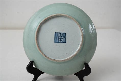 Plate Celadon Famille Rose Ceramic Catawiki