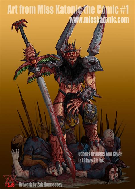 Oderus Urungus From Gwar By Lazarusreturns On Deviantart