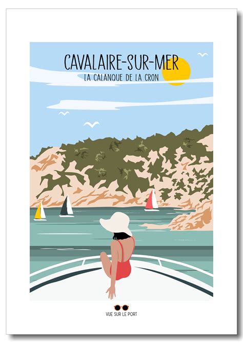 Affiche Cavalaire sur Mer Affiches Affiches Provence Côte d Azur