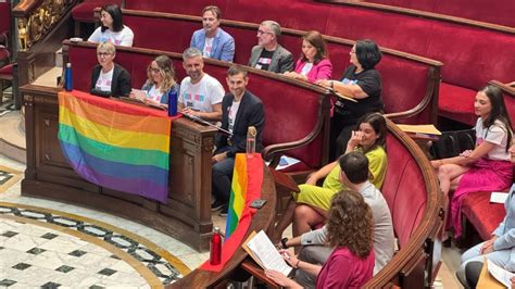 València mantiene las banderas LGTBI de la oposición en el pleno contra