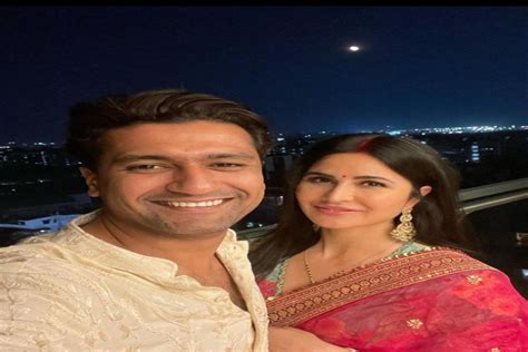 Vicky Kaushal And Katrina Kaif Celebrate Their First Karva Chauth