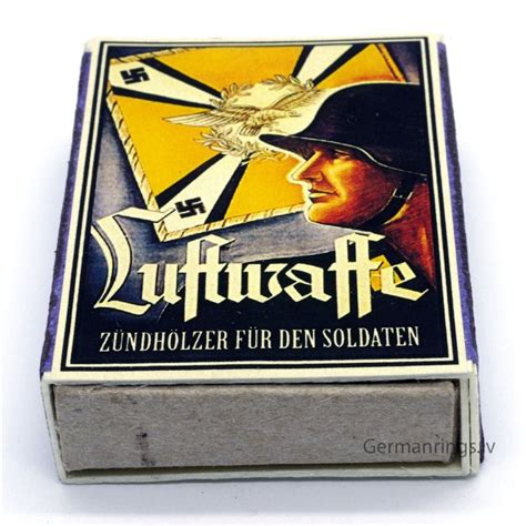 Vintage German Ww2 Luftwaffe Matchbox For Sale