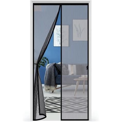 Moustiquaire Porte Fenêtre 80x210cm Rideau Anti Moustique Magnétique