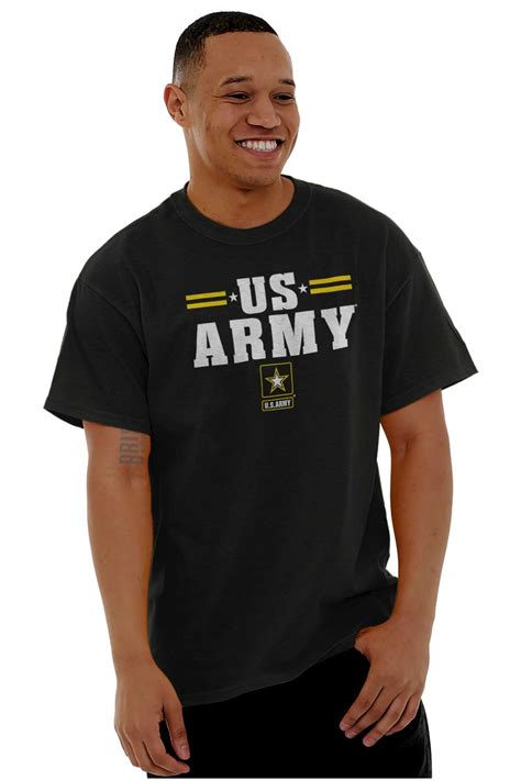 United States Army Star Logo Military Mens Graphic T Shirt Tees Brisco