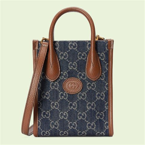 Gucci Mini Tote Bag With Interlocking G 671623 2KQGT 8375