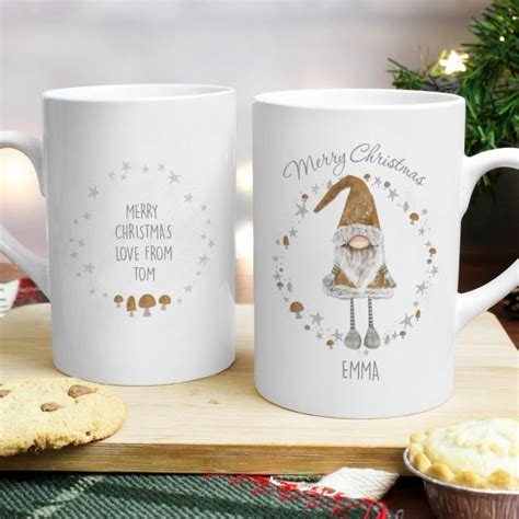 Personalised Christmas Gonk Mug