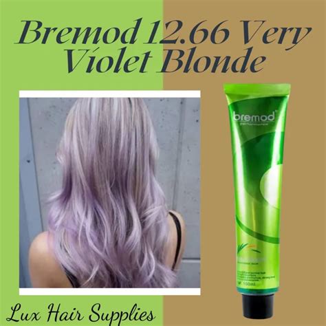 Lux Hair Supplies Bremod 12 66 Very Violet Blonde Lazada PH