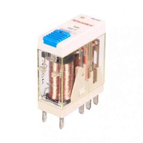 RFT2CO024LT Реле 2CO, 8A(250VAC/30VDC), 24VDC, мех. индикация, тест ...