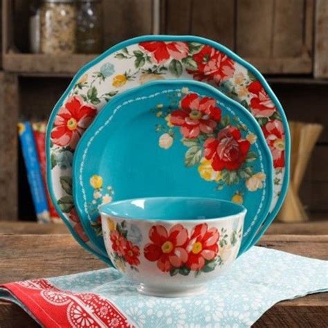 Koken En Tafelen Traditional Classic Dinnerware Set 12 Piece Decorated Ree Drummond Pioneer