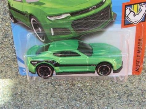 Hot Wheels 2017 Camaro Zl1 Green Hw Muscle Mania Perfect Etsy