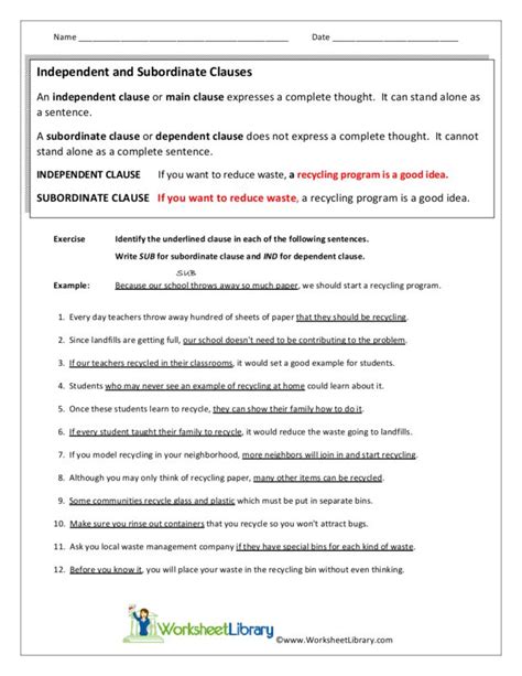 Independent Clause Examples Format How To Use Pdf