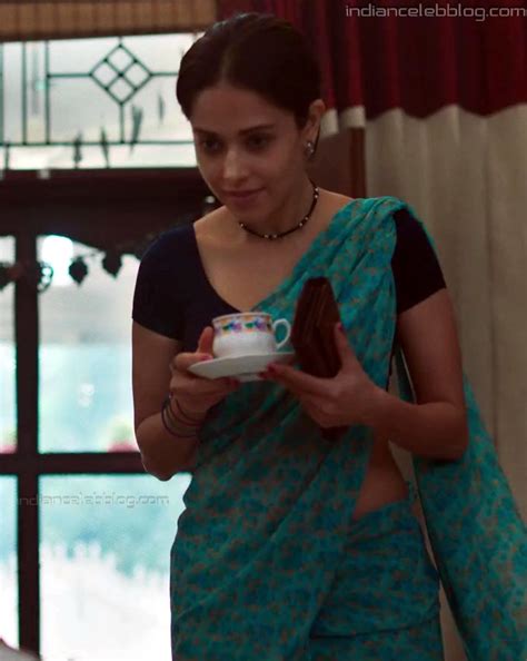 Nushrat Barucha Bollywood Actress Ad Hot Sari Midriff Pics Indiancelebblog