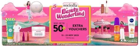 Promo Sociolla Beauty Wonderland Diskon Hingga 50 Berlaku 13 23