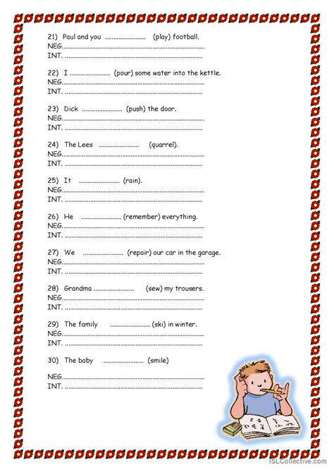 Past Simple Aff Neg Int English ESL Worksheets Pdf Doc