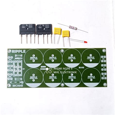 Jual PCB PSU 8 Elco Plus Komponen Dioda 2 X 50 Amper Shopee Indonesia