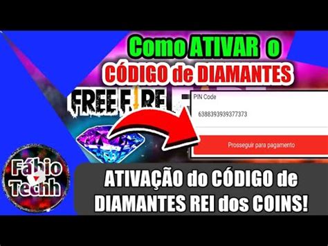 REI dos COINS Como ATIVAR e ENCONTRAR o CÓDIGO de DIAMANTES do Free