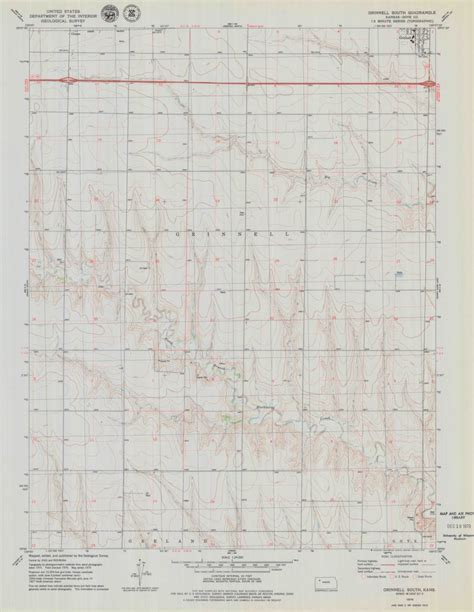 Grinnell South, KS (1979, 24000-Scale) Map by United States Geological ...