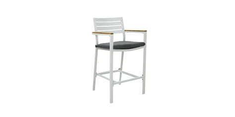 Clay Bar Chair With Cushion Matte White