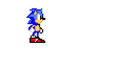 Sonic 8bit sprite pixel art