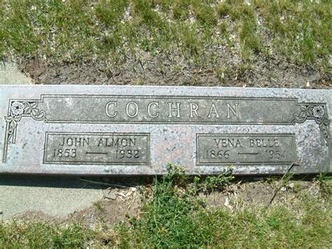 John Almon Cochran 1853 1932 Find A Grave Memorial