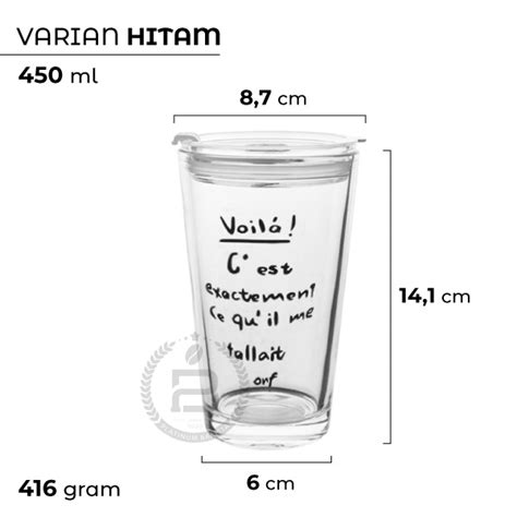 Jual Tumbler Glass Aesthetic Ml Gelas Minum Kopi Anti Panas Kaca