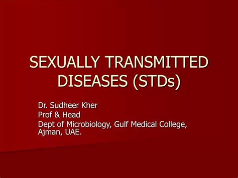 Ppt Sexually Transmitted Diseases Stds Powerpoint Presentation Free Download Id4205645