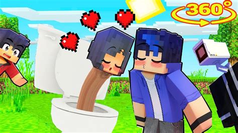 😱 Why Aphmau Skibidi Toilet Want To Kiss Ein In Minecraft 360° Youtube