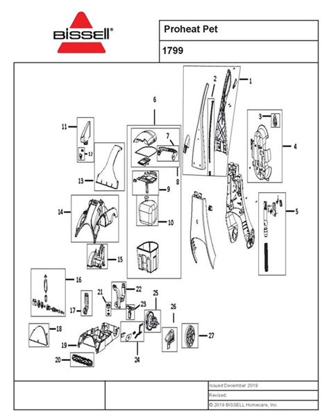 Bissell Crosswave Pet Pro Parts Diagram