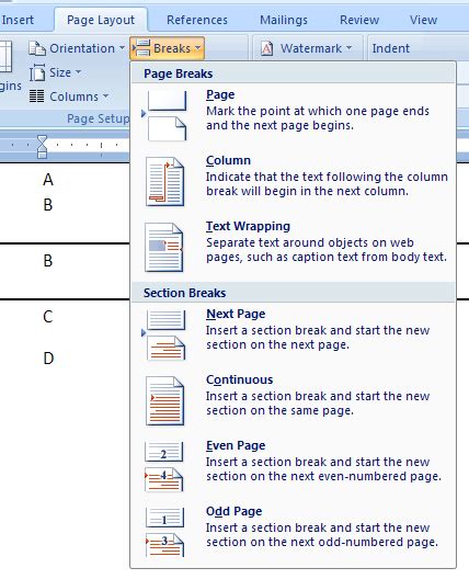 How To Insert A Continuous Section Break In Word - slidesharetrick