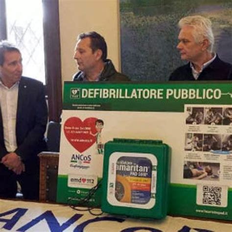 Al Comune Di Mantova Un Nuovo Defibrillatore ANCoS APS