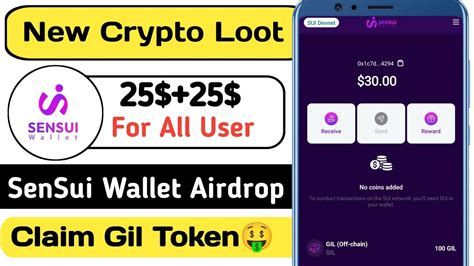 Instant 30 Earning SenSui Wallet Airdrop New Crypto Loot New