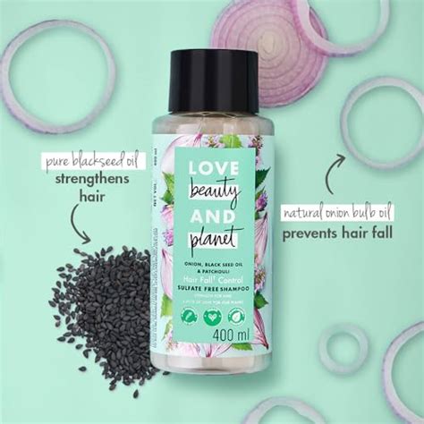 Love Beauty Planet Onion Black Seed Patchouli Hairfall Control