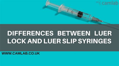 difference  luer lock  slip tip syringe  katrina berg blog
