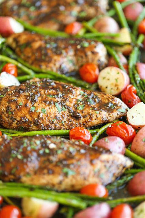 Honey Balsamic Chicken Breasts And Veggies Damn Delicious 25308 Hot Sex Picture