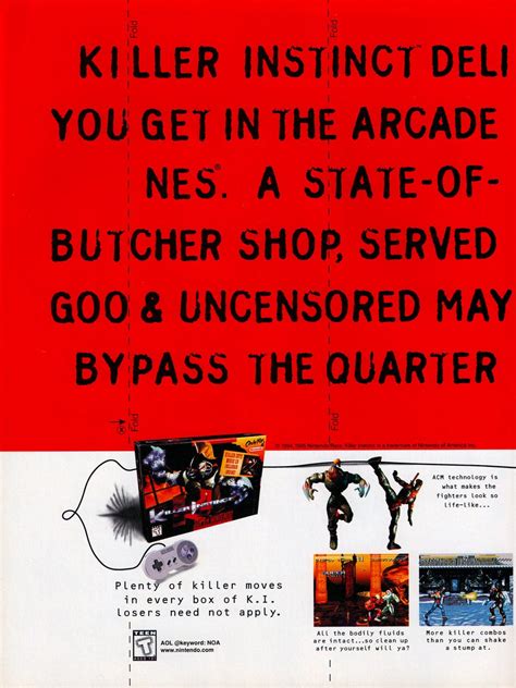 Conan On Twitter RT GameMagPrintAds Killer Instinct For SNES