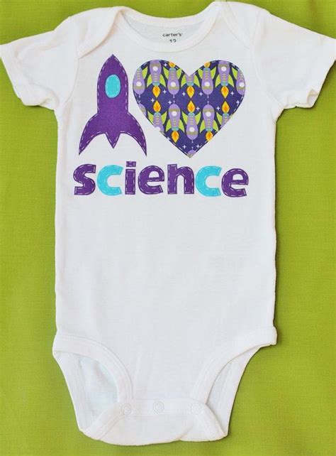 I Love Science Onesie And Toddler Shirt Science Onesie Toddler Shirt