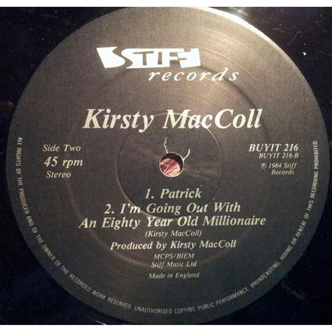 Kirsty MacColl A New England Vinyl 12 1984 UK Original HHV