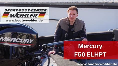 Mercury F Elhpt Au Enbordmotor Mit Dem Mercury Mid Size Tiller Troll