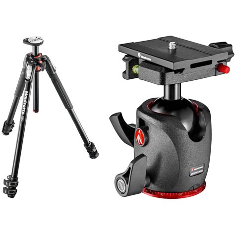 Manfrotto MT190XPRO3 Aluminum Tripod And XPRO Ball Head With Top