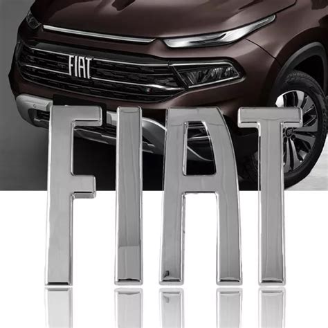 Emblema Original Fiat Cromado Dianteiro Toro Mercadolivre