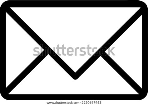 Envelope Icon Vector Logo Template Illustration Stock Vector (Royalty ...