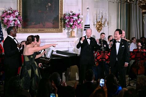 State Dinner Surprise South Korean President Sings American Pie