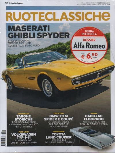 Ruoteclassiche Alfa Romeo N Settembre Mensile