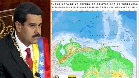 Nicolás Maduro Presenta ‘nuevo Mapa De Venezuela Con Guayana Esequiba