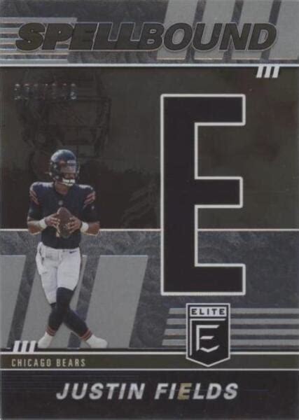 Panini Donruss Elite Spellbound Letter E Sb Jf Justin Fields